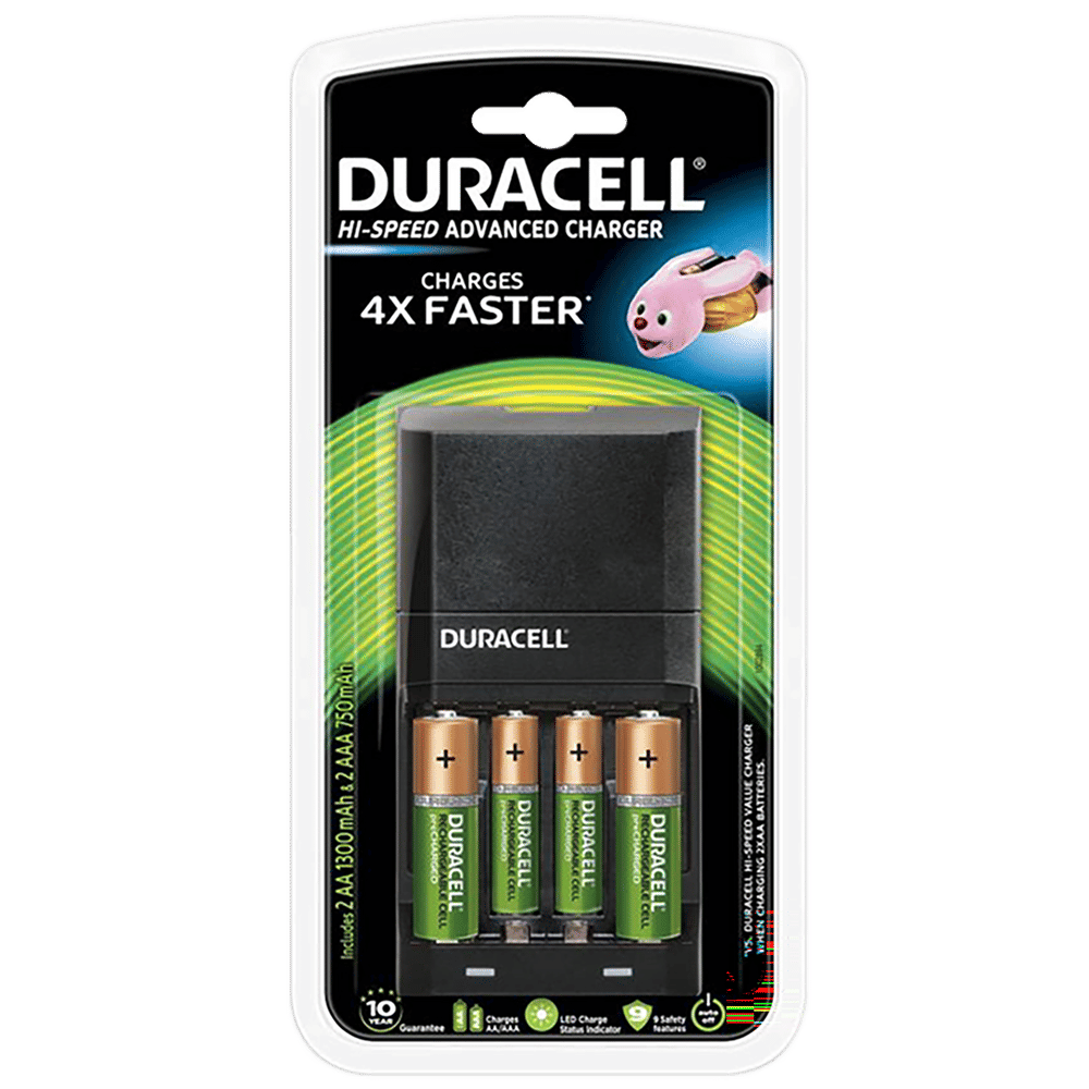 Buy Duracell CEF27 1300 & 750 mAh Alkaline AA & AAA Rechargeable